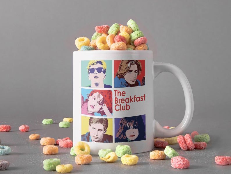 The Breakfast Club Movie Mug All Characters Mug Premium Sublime Ceramic Coffee Mug White