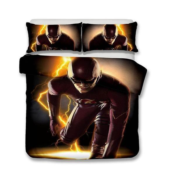 The Flash Dc Comic Bedding Set