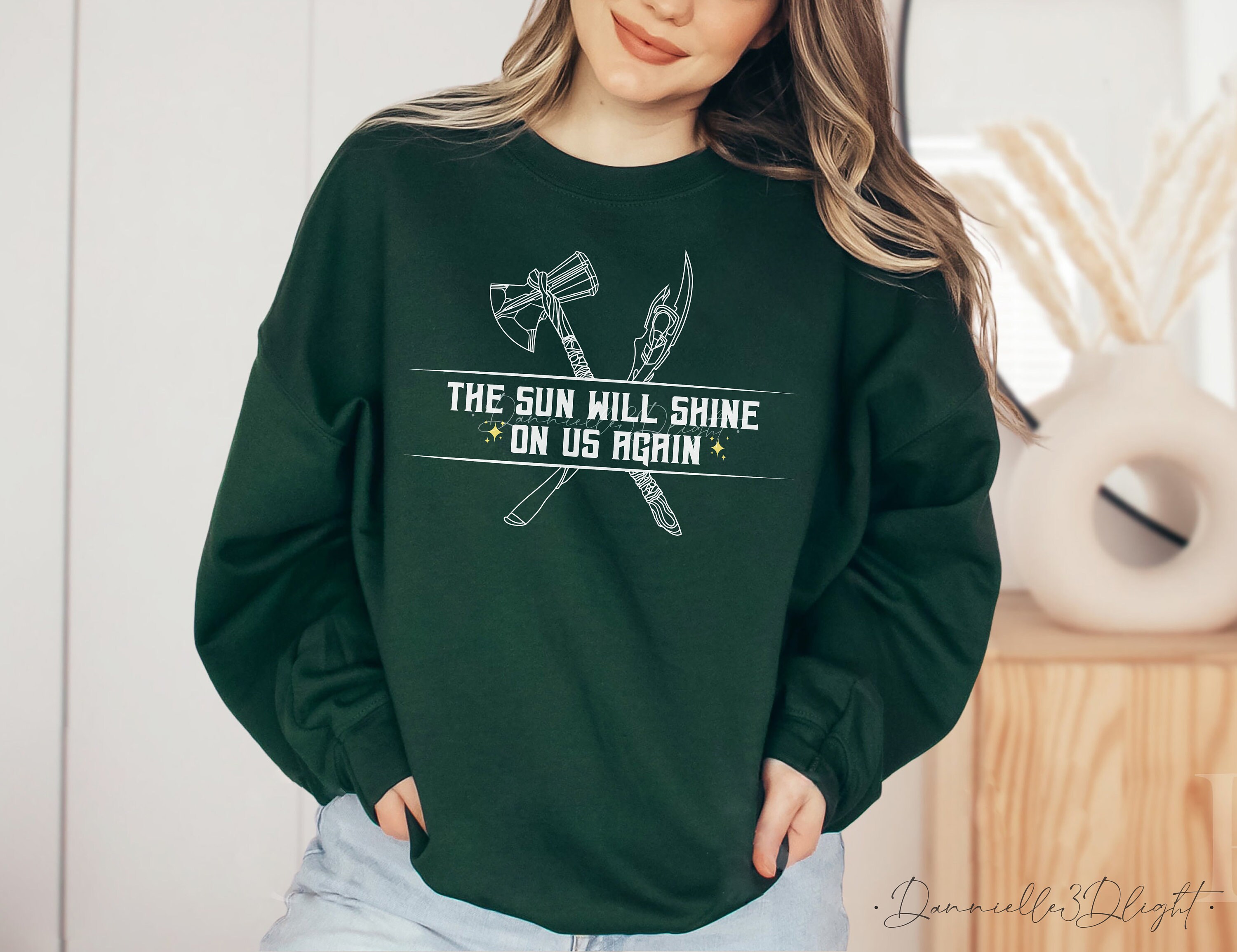 The Sun Will Shine On Us Again Sweatshirt, Loki Thor Shirt, Avengers End Game, Loki Sweatshirt, Thor Sweatshirt, Asgard, Odinson, Laufeyson