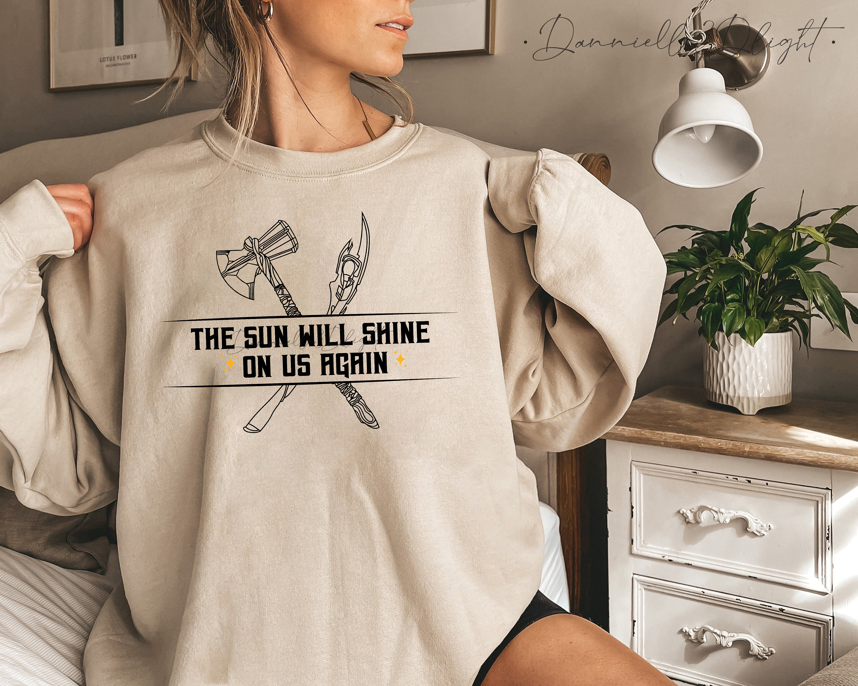 The Sun Will Shine On Us Again Sweatshirt, Loki Thor Shirt, Avengers End Game, Loki Sweatshirt, Thor Sweatshirt, Asgard, Odinson, Laufeyson