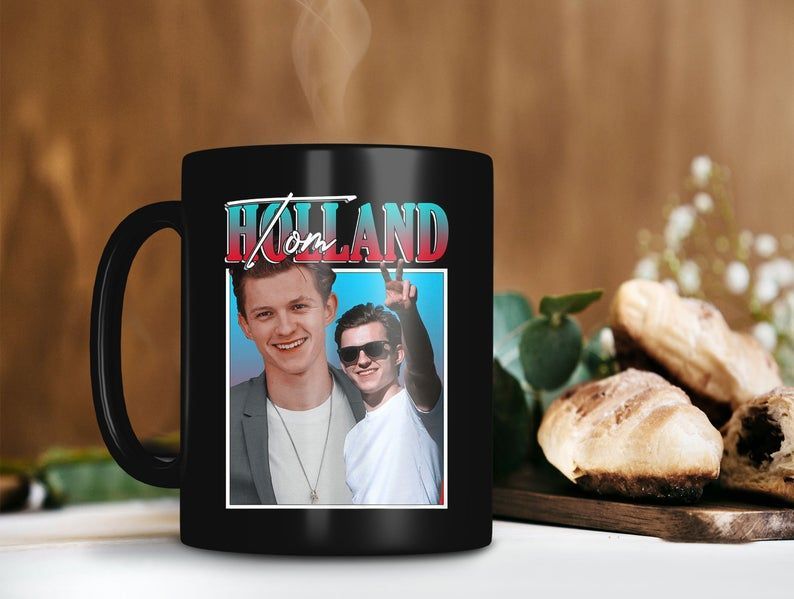 Tom Holland Mug Thomas Stanley Holland Mug English Actor Mug English Dancer Mug Tom Holland Lover Premium Sublime Ceramic Coffee Mug Black