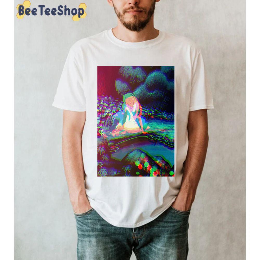 Trippy Alice In Wonderland Unisex T-Shirt