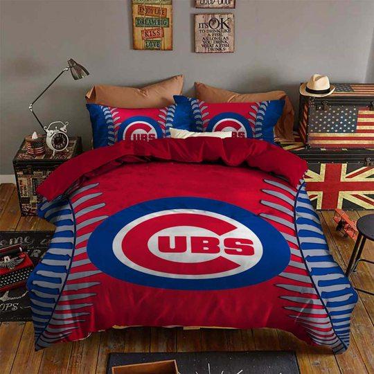 UBS Chicago CUBS Baseball Bedding Set