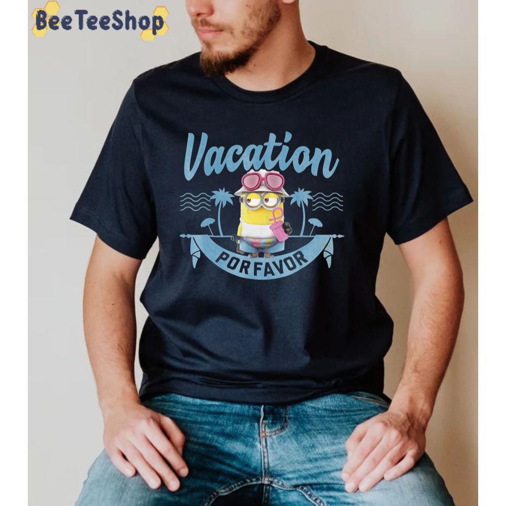 Vacation Por Favor Minion Graphic Unisex T-Shirt