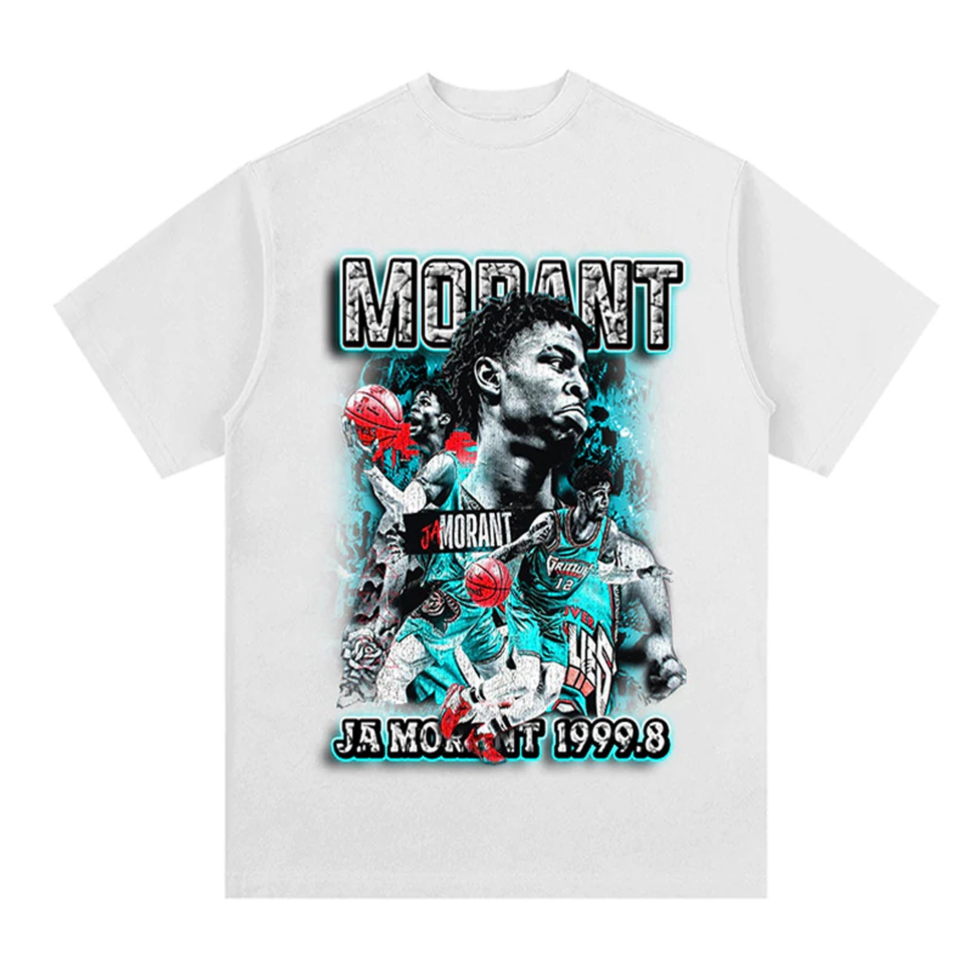 Ja Morant Vintage 90S Memphis Grizzlies Shirt - Guineashirt Premium ™ LLC