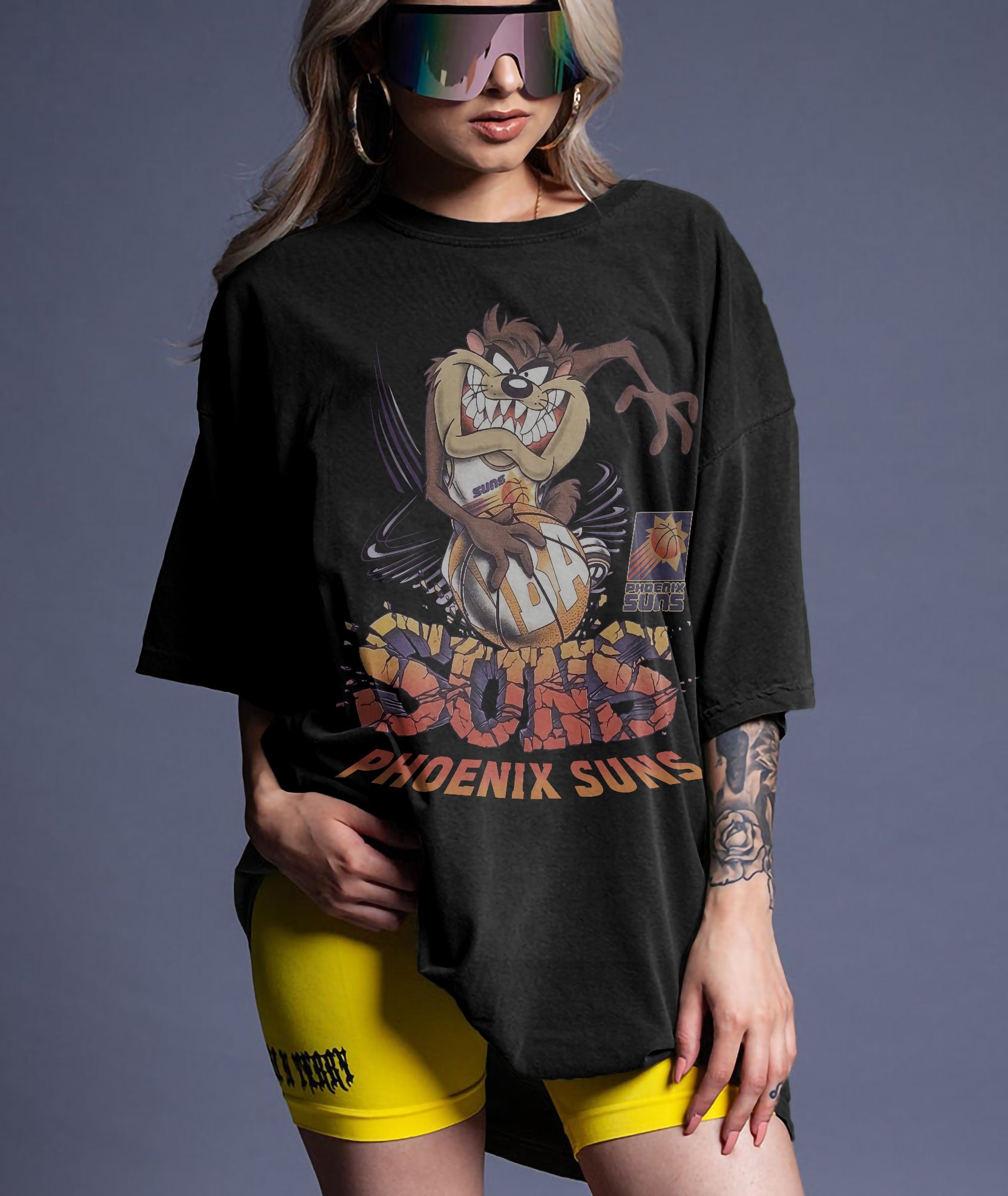 Vintage 90s Phoenix Suns Looney Tunes Basketball Unisex T-Shirt