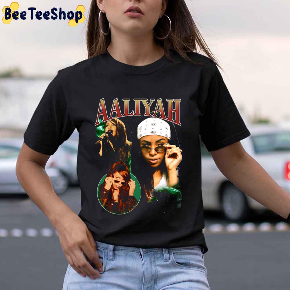 Vintage Aaliyah Bootleg Singer T-Shirt -