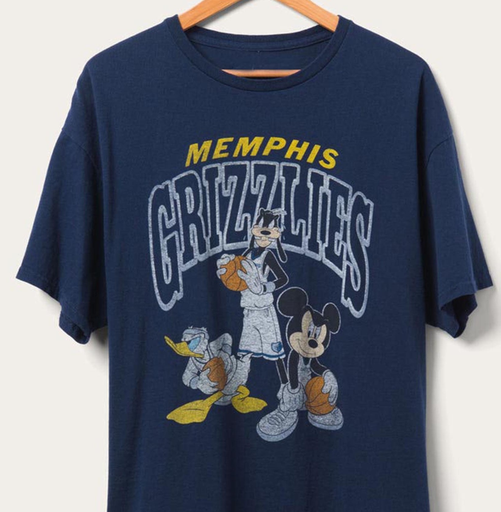 Vintage Disney Mickey Memphis Grizzlies Basketball Unisex T-Shirt