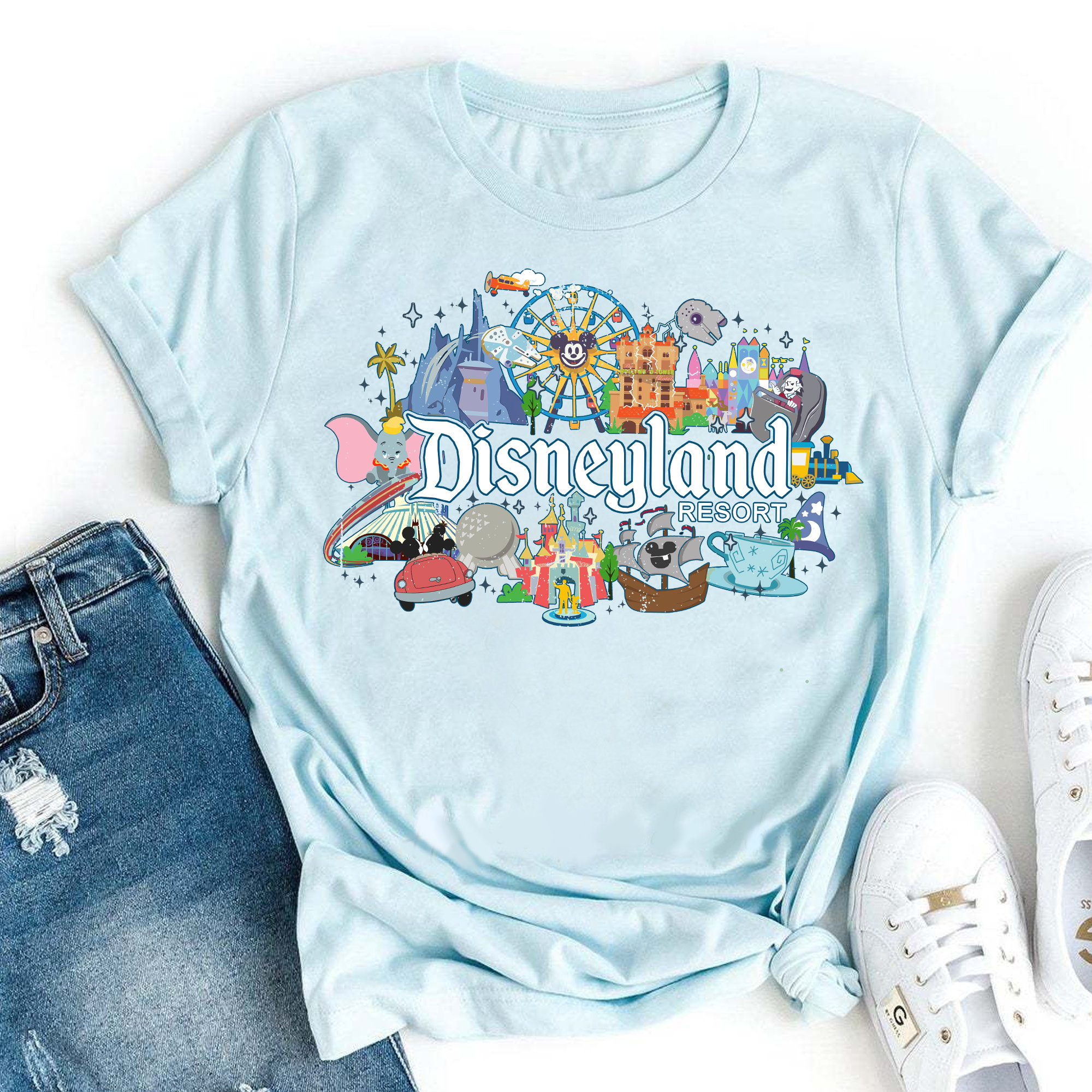 Vintage Disneyland Magic Kingdom Unisex T-Shirt