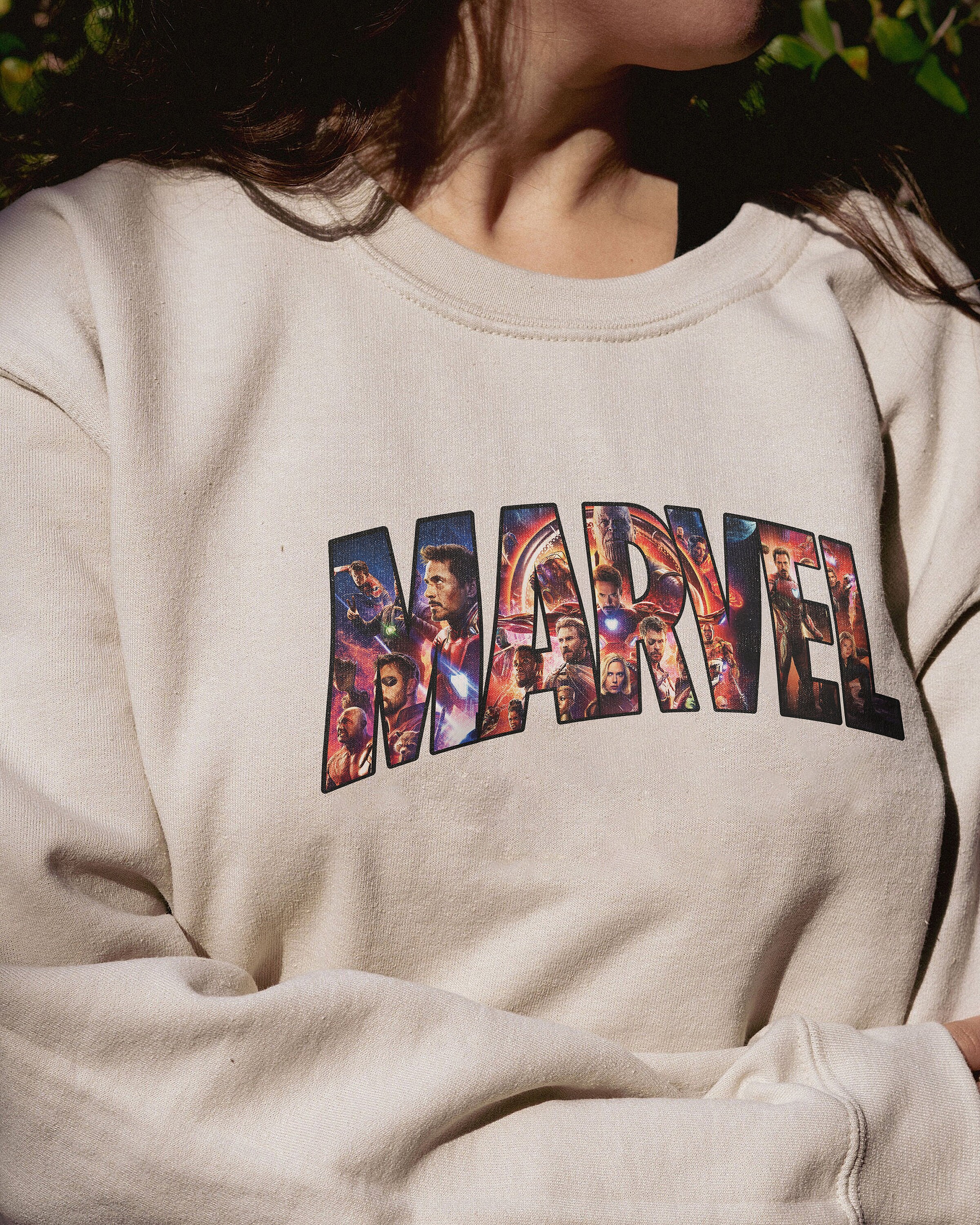 Vintage Marvel Characters Unisex Sweatshirt