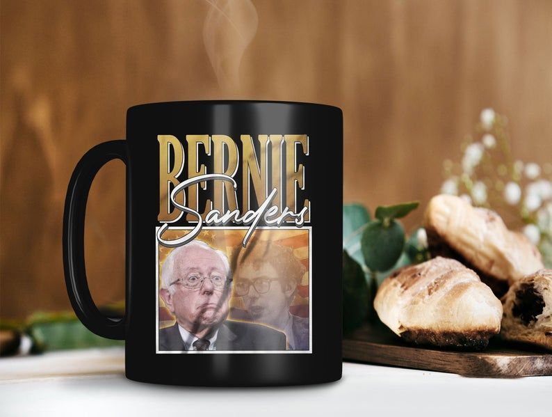 Vintage Mug Bernie Sanders Mug Bernard Bernie Sanders Mug Democratic Senator Mug Retro Premium Sublime Ceramic Coffee Mug Black