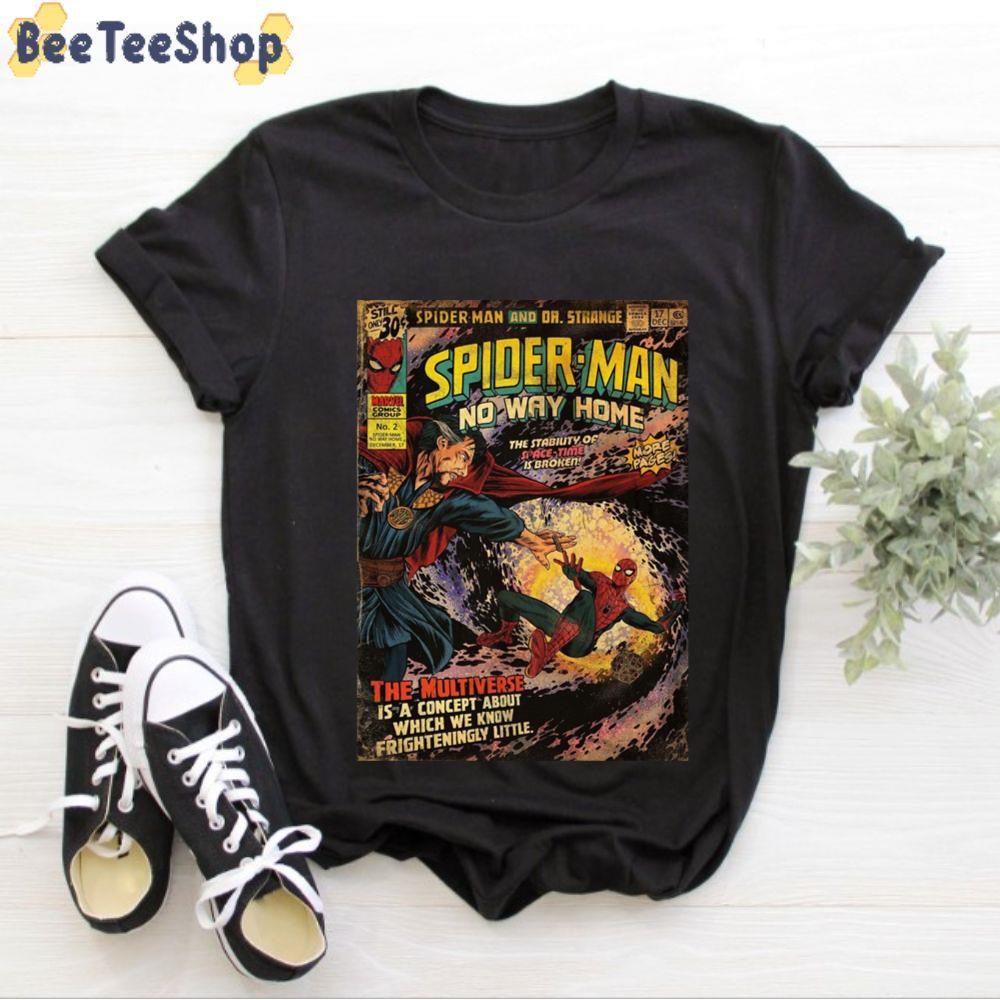 Vintage No Way Home Doctor Strange Spider Man Unisex T-Shirt