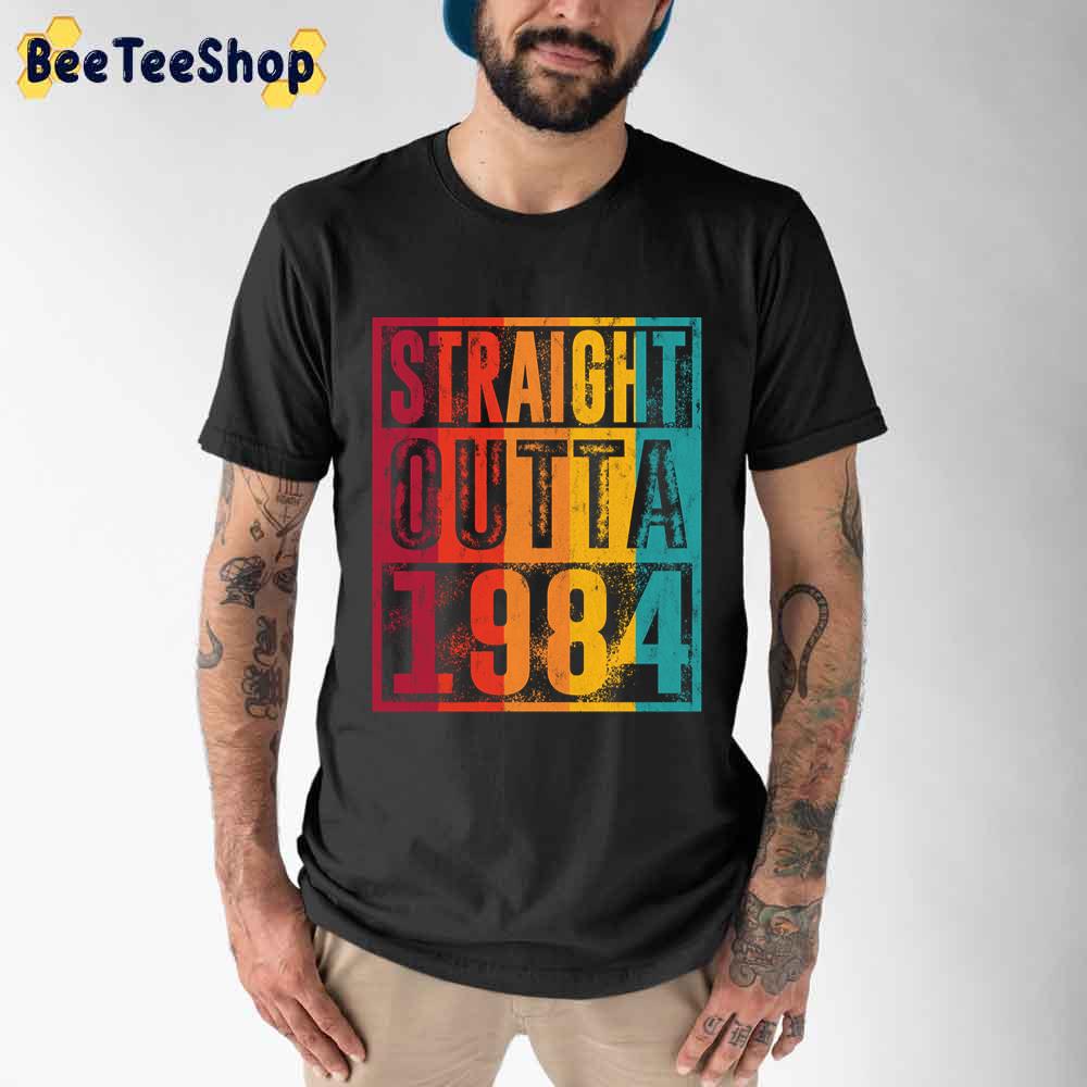 Vintage Straight Outta 1984 Birthday Unisex T-Shirt