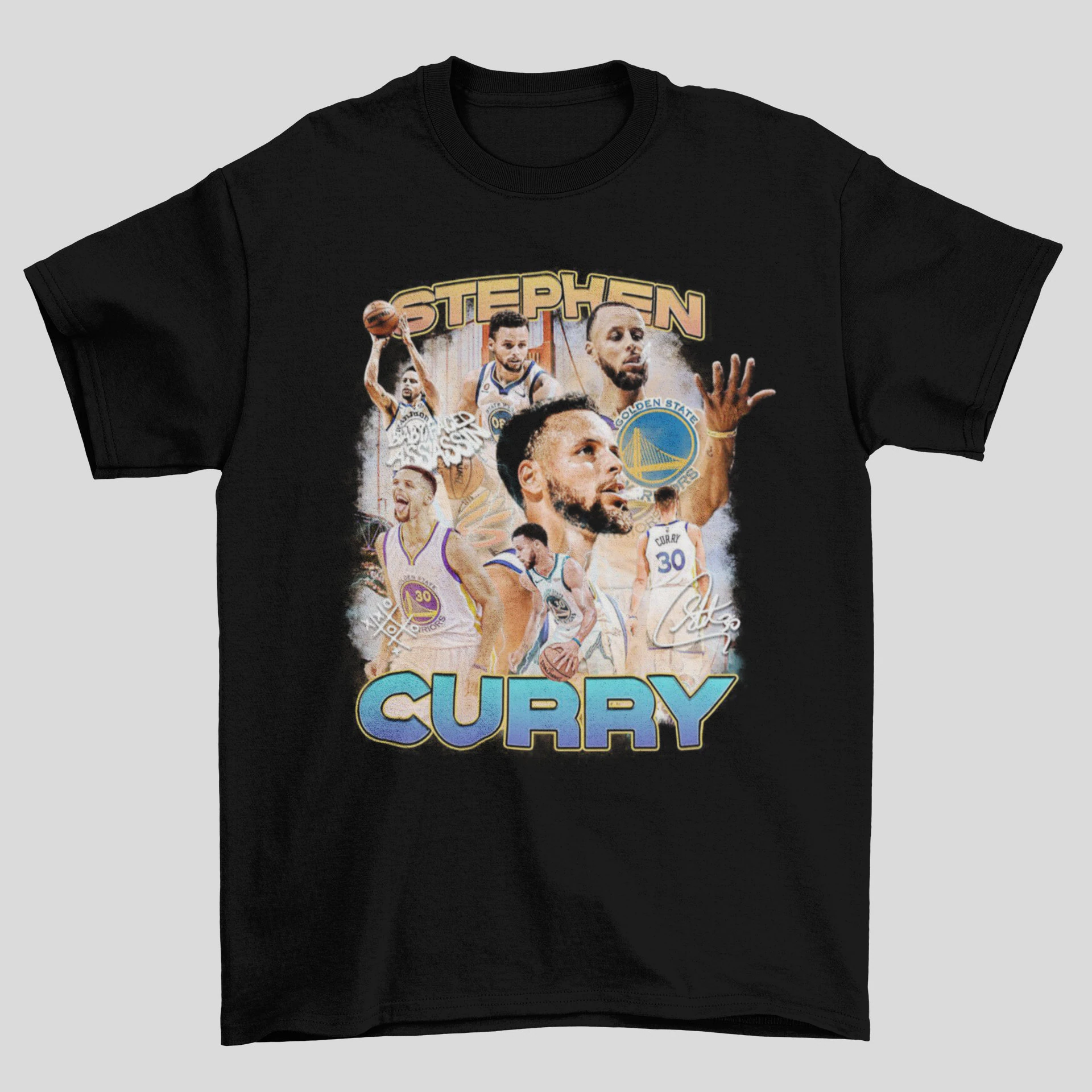 Vintage Style 90’s Retro Steph Curry Basketball Golden State Warriors Unsiex T-Shirt