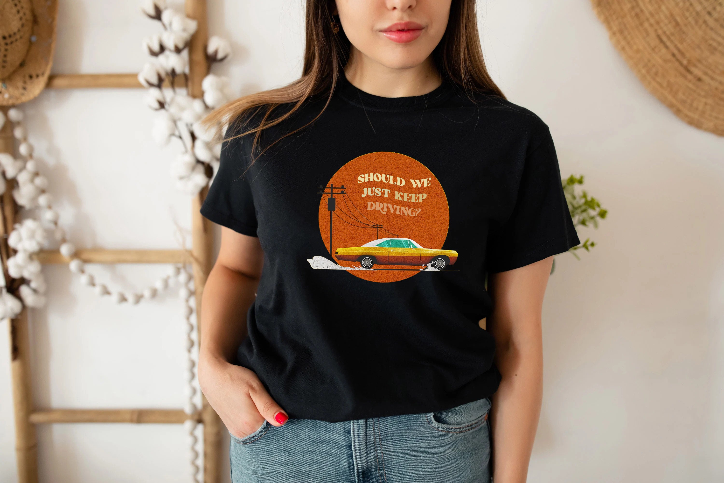 Vintage Sunset Keep Driving Harry’s House New Album Unisex T-Shirt