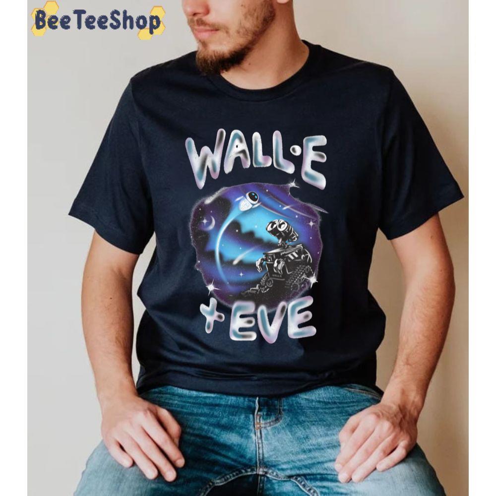 Wall-E And Eve Space Love Unisex T-Shirt