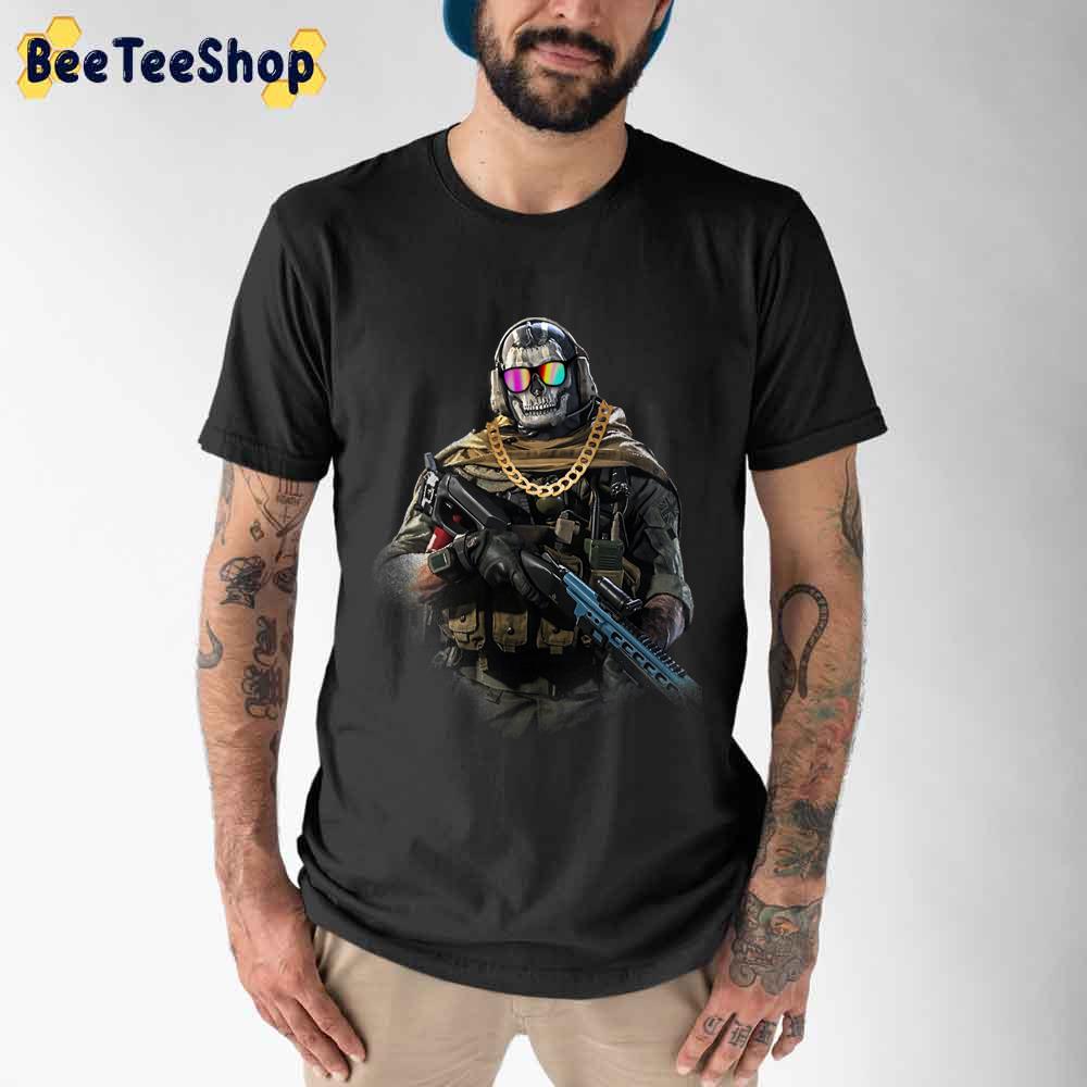 Warzone Ghost In Shades Unisex T-Shirt