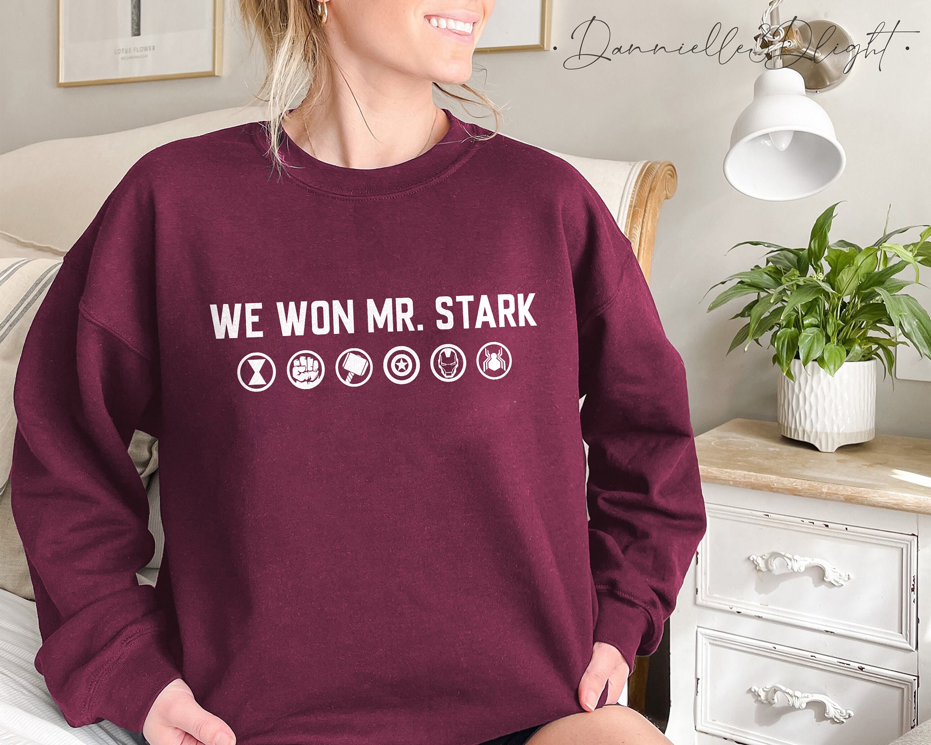 We Won Mr Stark Avengers End Game Unisex Sweatshirt