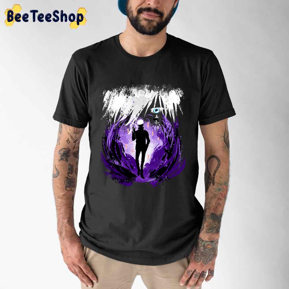 White Purple Style The Strongest Teacher Unisex T-Shirt