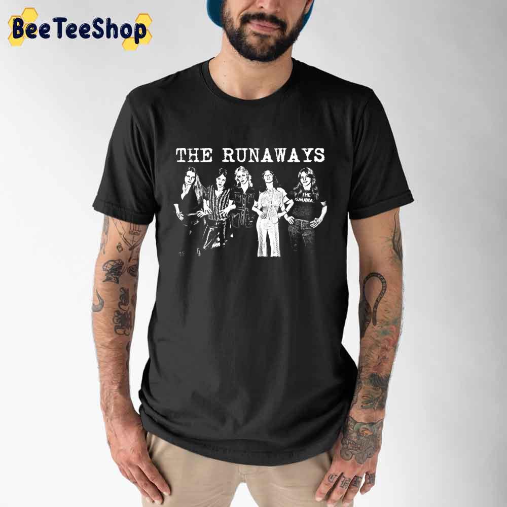 White Style The Runaways Band Unisex T-Shirt