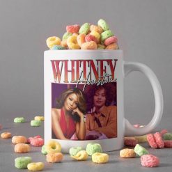 Whitney Houston Mug Whitney Elizabeth Houston Mug The Most Awarded Female Artist Of All Time Premium Sublime Ceramic Coffee Mug White