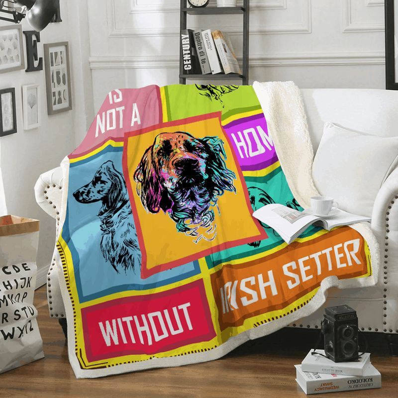 Without Irish Setter Premium Comfy Sofa Throw Blanket