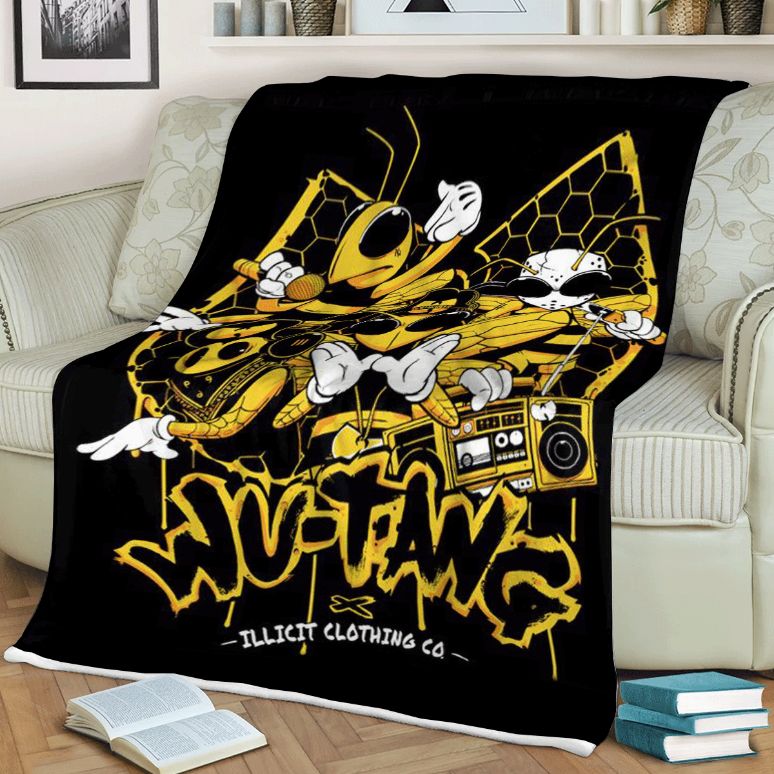 Wu Tang Clan Band Hip Hop Christmas , Wu Tang Gift For Fan Comfy Sofa Throw Blanket Gift