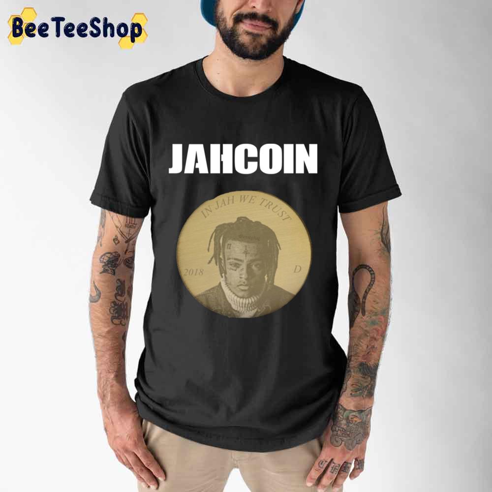 Xxxtentacion Jahcoin Design White Text Unisex T-Shirt