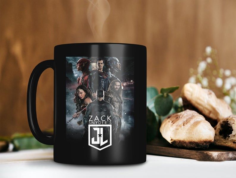Zack Snyder's Justice League Mug Dc Comic Lover Gift Justice League Coffee Mug Premium Sublime Ceramic Coffee Mug Black