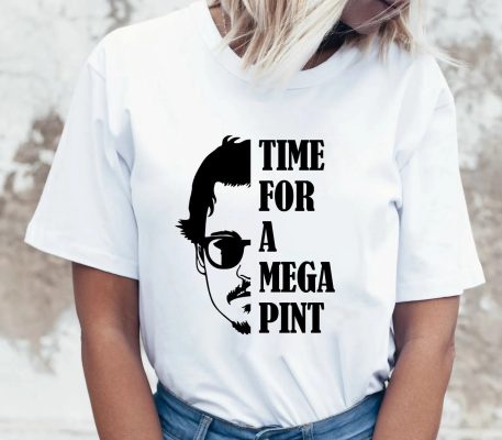 Time For A Mega Pint Johnny Depp Unisex T-Shirt