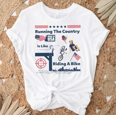 Running The Country Is Like Riding A Bike Biden Bike Unisex T-Shirt