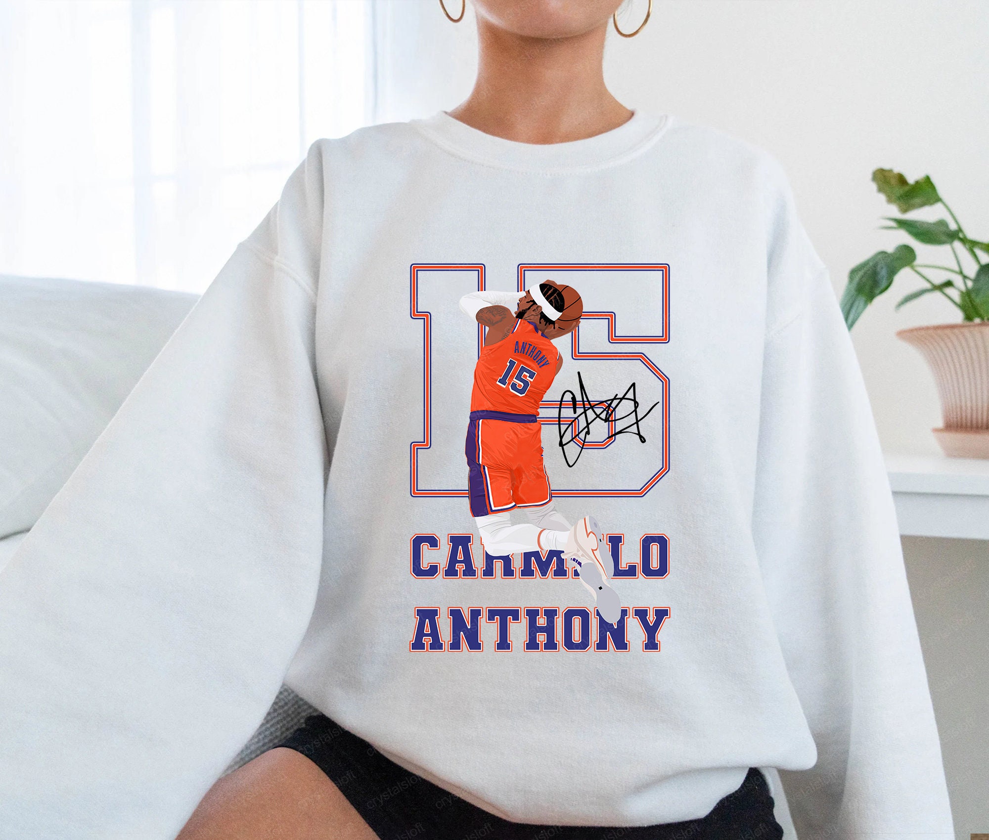 15 Carmelo Anthony Basketball Unisex Sweatshirt