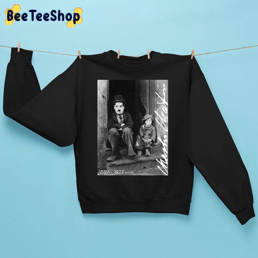 1889 1977 Charlie Chaplin Black Art Unisex Sweatshirt