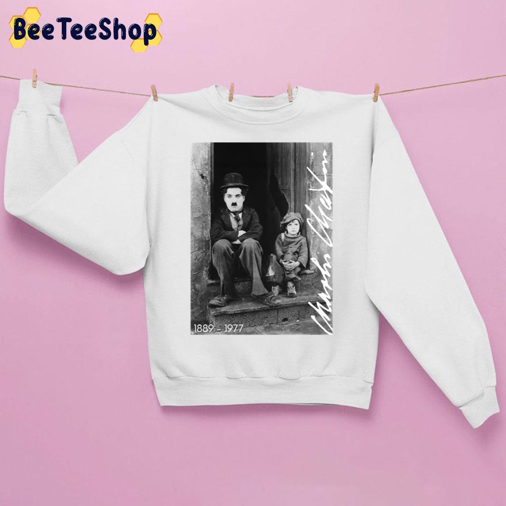 1889 1977 Charlie Chaplin Black Art Unisex Sweatshirt