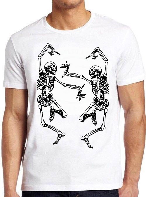 2 Skeletons Dancing Unisex T-Shirt