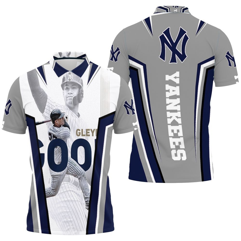 25 New York Yankees Gleyber Torres Polo Shirt All Over Print Shirt 3d T-shirt