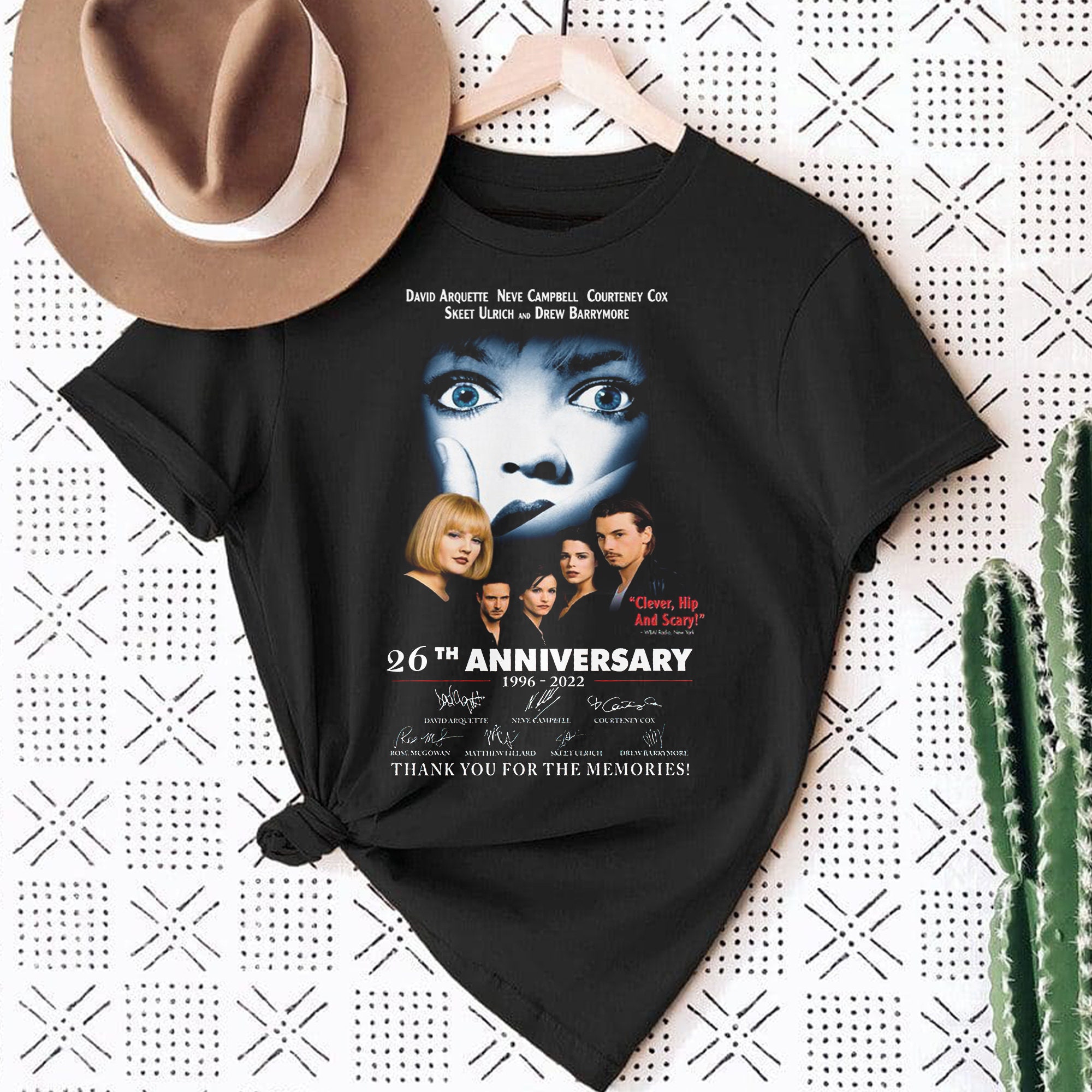 26th Anniversary Thank You For The Memories Movie Screaming Halloween Unisex T-Shirt