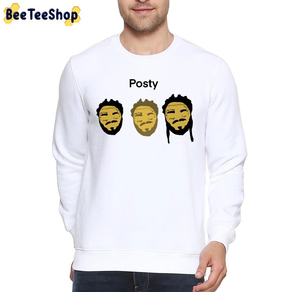 3 Faces Post Malone Unisex T-Shirt