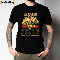 36 Years 1986 2022 Top Gun Thank You For The Memories Unisex T-Shirt