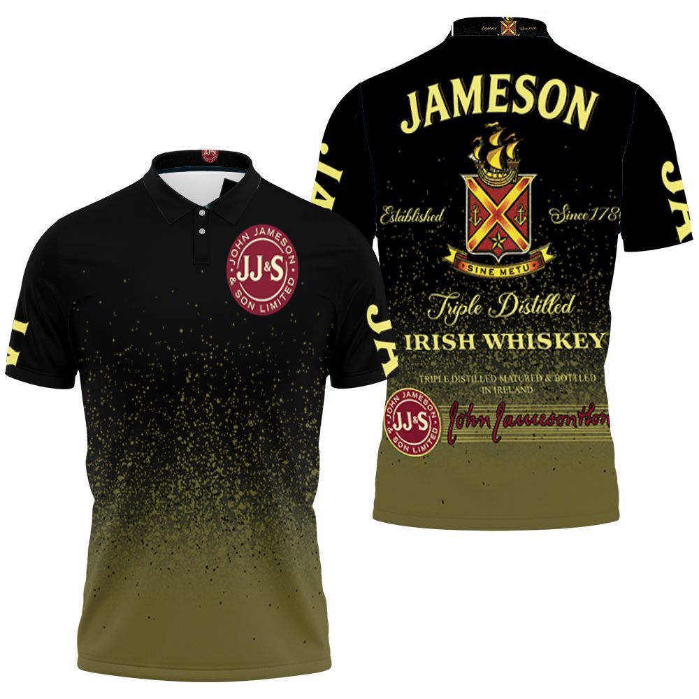 3d Bomber Jameson Irish Whiskey Triple Distilled Logo For Lovers 3d Jersey Polo Shirt All Over Print Shirt 3d T-shirt
