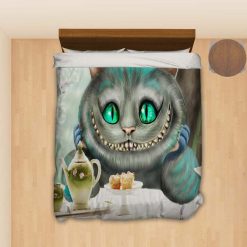 3d Cheshire Cat Alice In Wonderland Bedding Set
