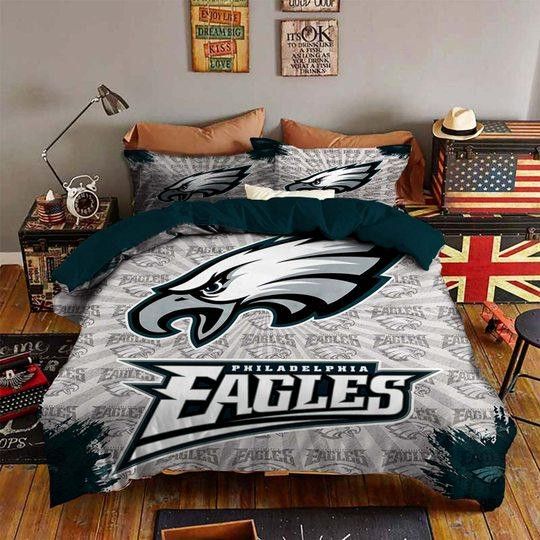 3d Philadelphia Eagles Logo Bedding Set