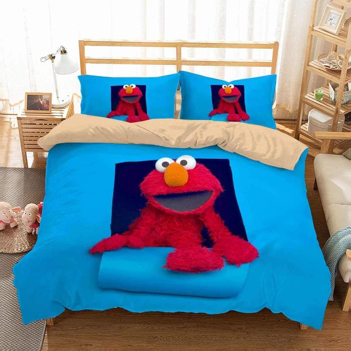 3d Sesame Street Bedding Set