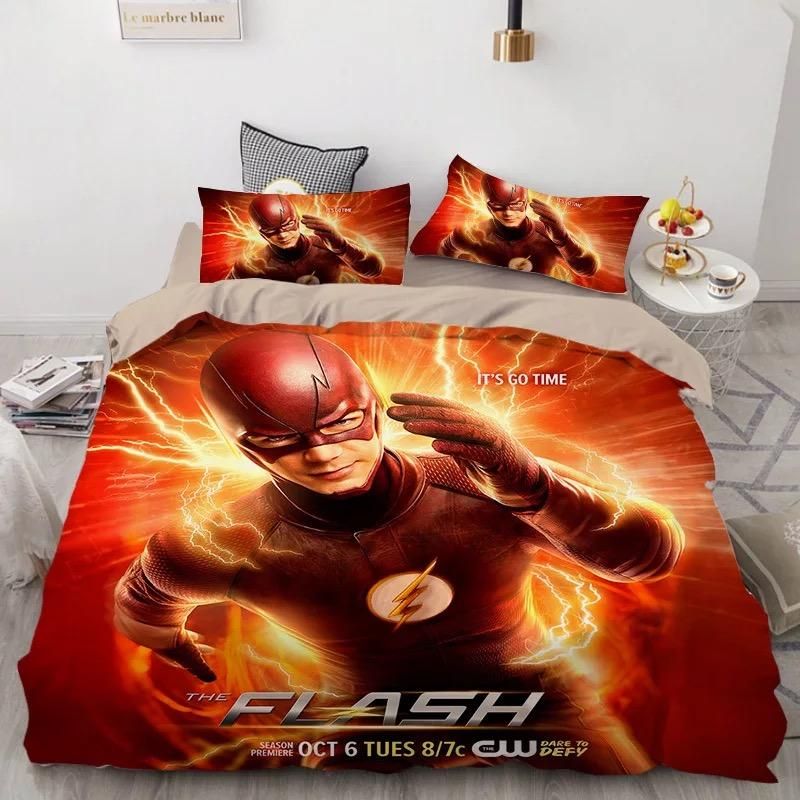 3d The Flash Barry Allen Poster Bedding Set