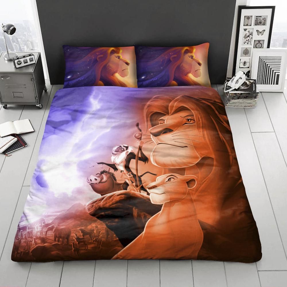 3d The Lion King Poster Bedding Set