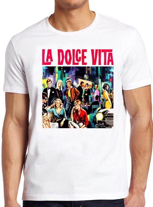 60’s Vintage Art La Dolce Vita Movie Unisex T-Shirt