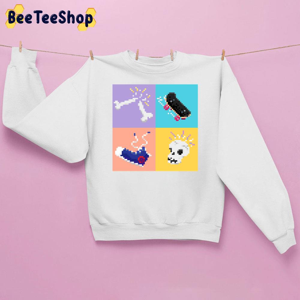 8 Bit Skater Stuff Converse Unisex Sweatshirt