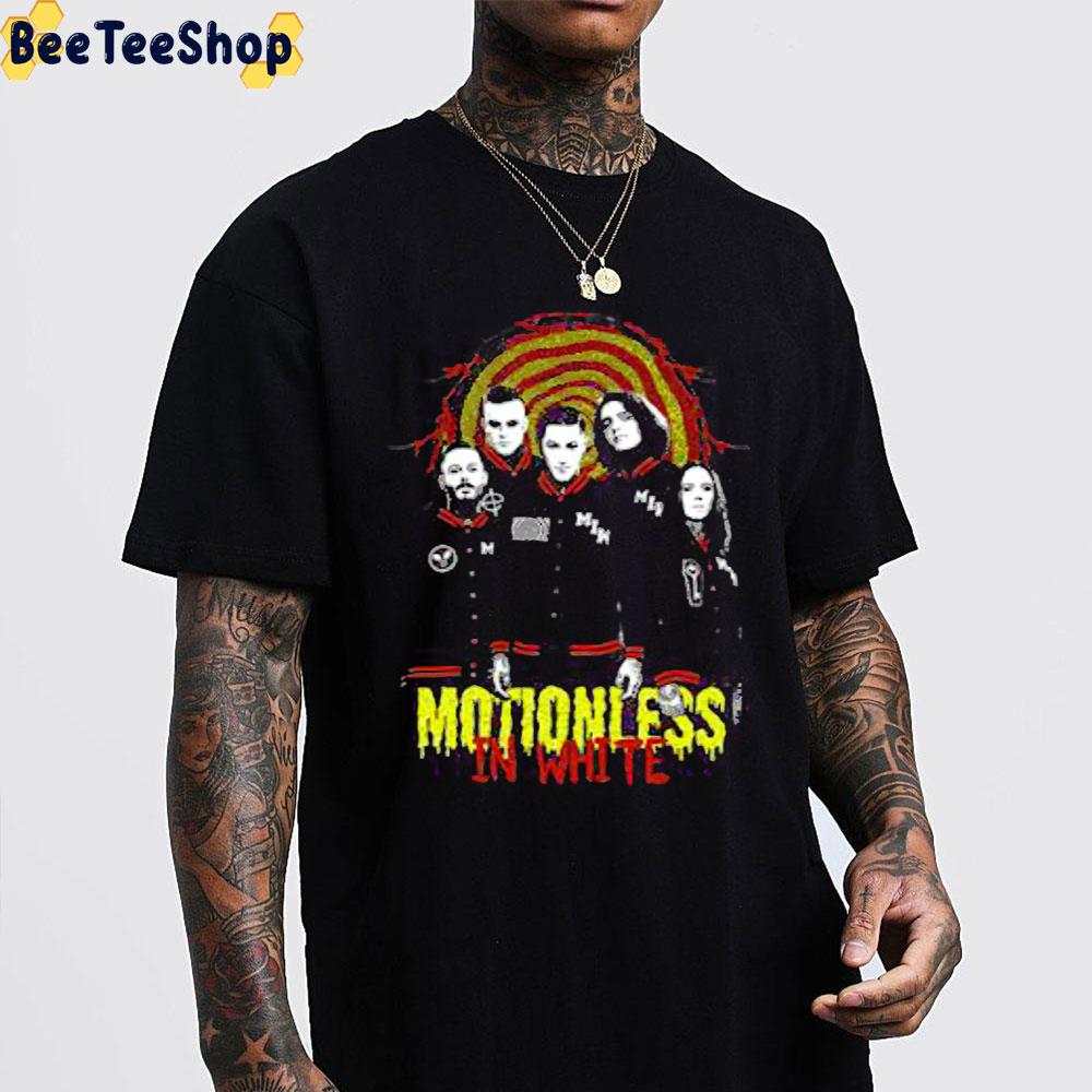 80’s Retro Art Motionless In White Band Unisex T-Shirt