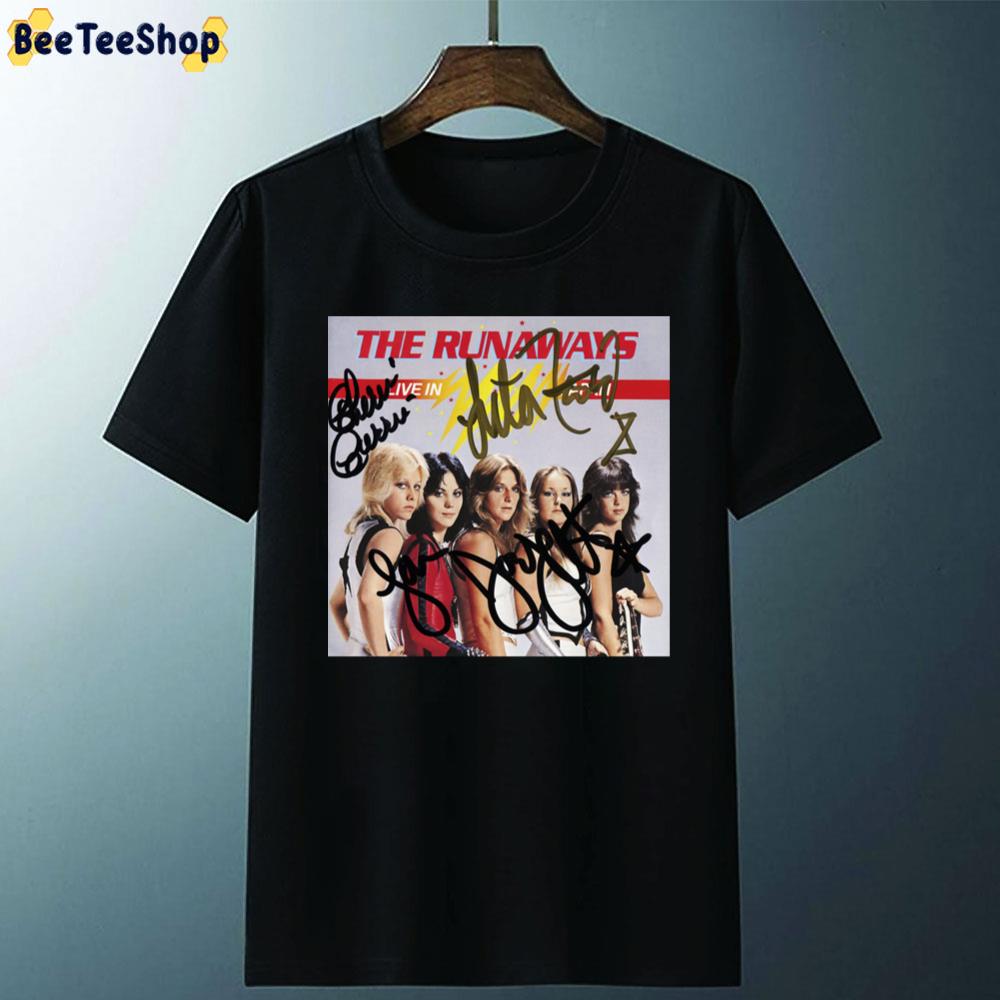 80’s Retro Signtures The Runaways Unisex T-Shirt