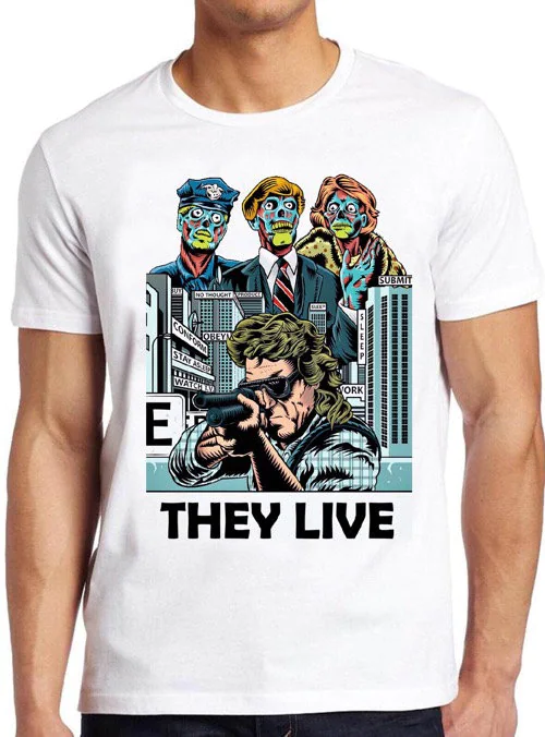 80’s Retro Vintager Art They Live Unisex T-Shirt